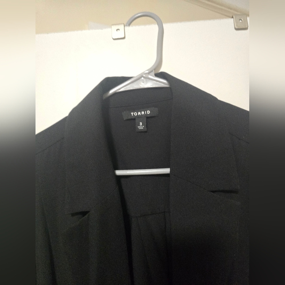 Torrid Classic Black Blazer